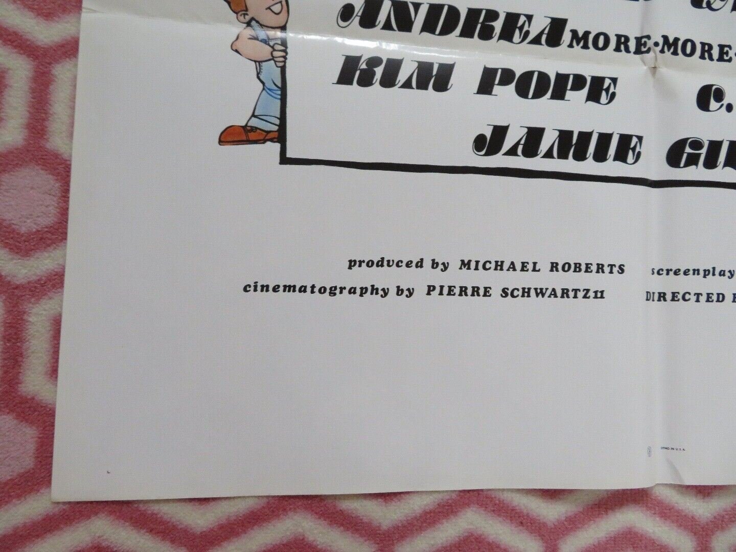 LITTLE ORPHAN SAMMY FOLDED US ONE SHEET POSTER JENNIFER WELLES KIM POPE 1977 - Rendezvous Cinema