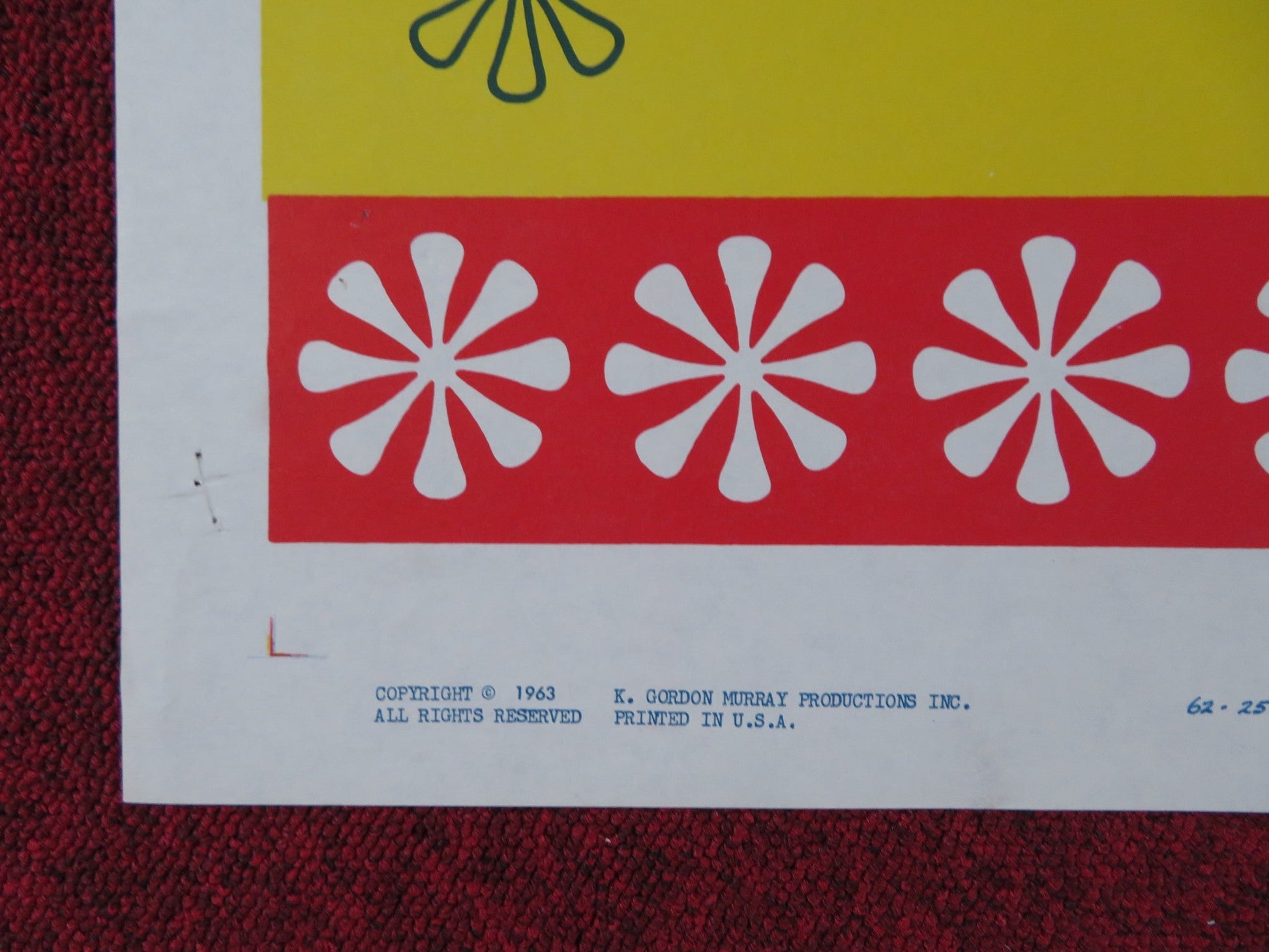 LITTLE RED RIDING HOOD FOLDED US ONE SHEET POSTER 1963 Rendezvous Cinema Movie posters