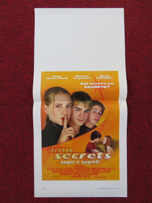 LITTLE SECRETS ITALIAN LOCANDINA POSTER EVAN RACHEL WOOD MICHAEL ANGARANO 2002 Rendezvous Cinema Movie posters