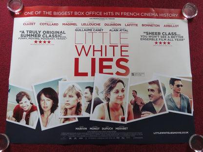 LITTLE WHITE LIES UK QUAD (30"x 40") ROLLED POSTER MARION COTILLARD 2010 Rendezvous Cinema Movie posters