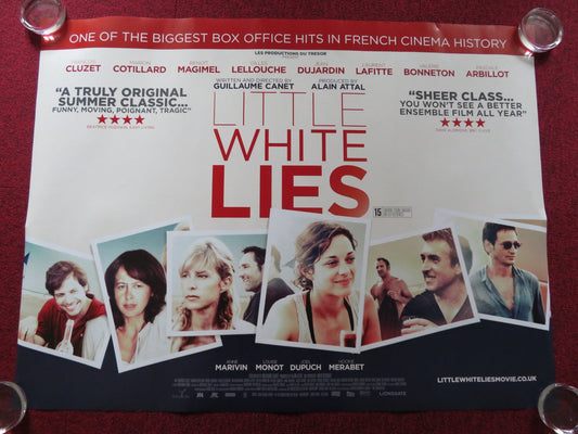 LITTLE WHITE LIES UK QUAD (30"x 40") ROLLED POSTER MARION COTILLARD 2010 Rendezvous Cinema Movie posters