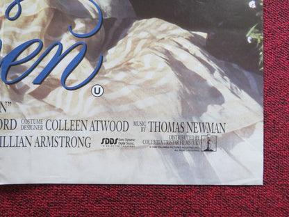 LITTLE WOMEN UK QUAD POSTER FOLDED WINONA RYDER KIRSTEN DUNST 1994 Rendezvous Cinema Movie posters