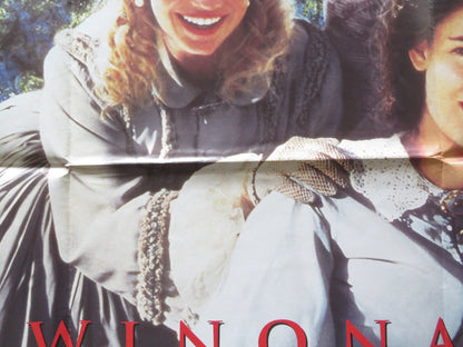 LITTLE WOMEN UK QUAD POSTER FOLDED WINONA RYDER KIRSTEN DUNST 1994 Rendezvous Cinema Movie posters