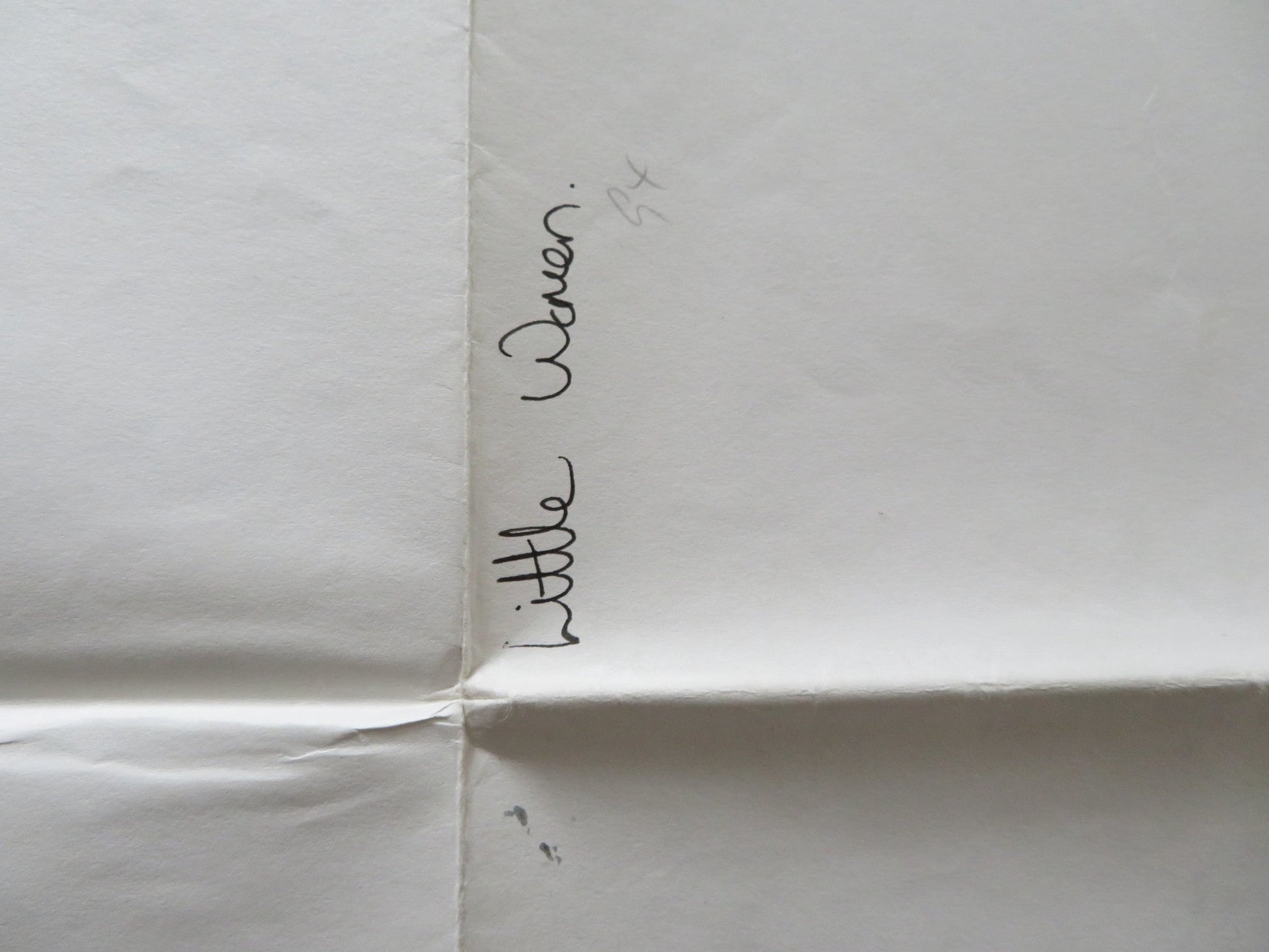 LITTLE WOMEN UK QUAD POSTER FOLDED WINONA RYDER KIRSTEN DUNST 1994 Rendezvous Cinema Movie posters