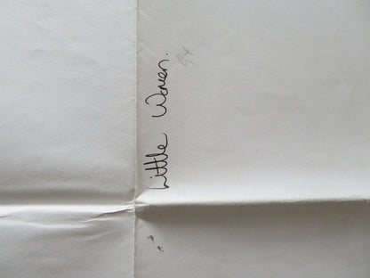 LITTLE WOMEN UK QUAD POSTER FOLDED WINONA RYDER KIRSTEN DUNST 1994 Rendezvous Cinema Movie posters