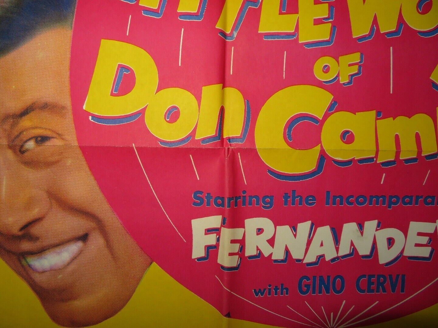 LITTLE WORLD OF DON CAMILLO US ONE SHEET POSTER FERNANDEL GINO CERVI - Rendezvous Cinema