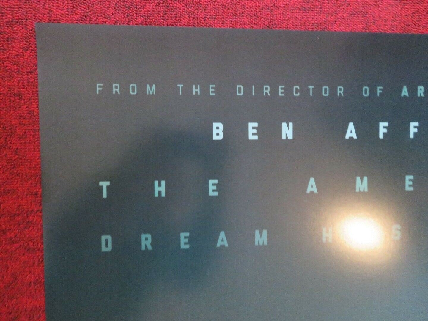 LIVE BY NIGHT US ONE SHEET ROLLED POSTER BEN AFFLECK 2016 Movie posters