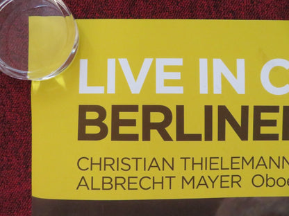 LIVE IN CINEMAS BERLINER PHILHARMONIKA UK QUAD ROLLED POSTER 2012 Rendezvous Cinema Movie posters