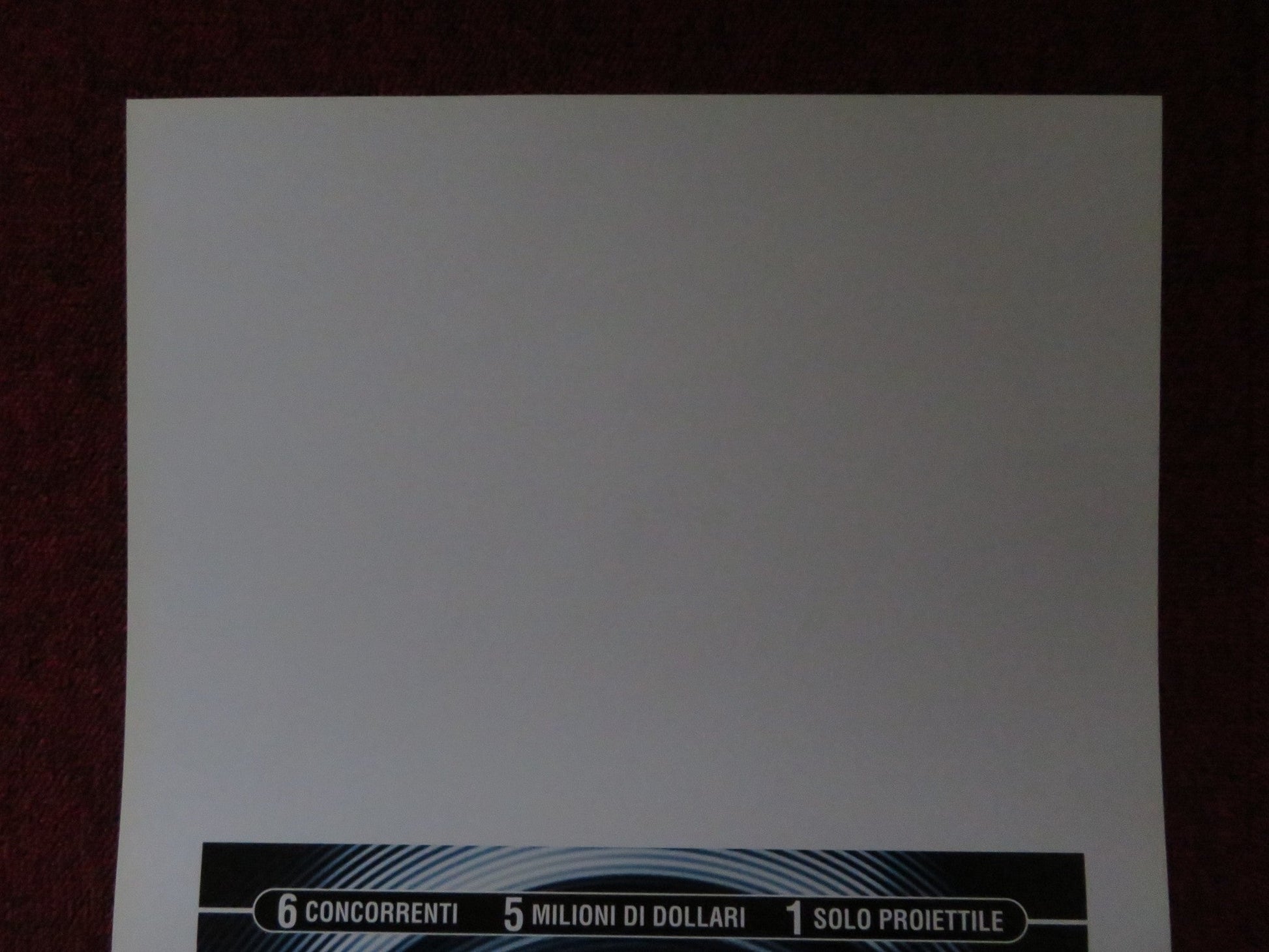 LIVE! ITALIAN LOCANDINA POSTER EVA MENDES DAVID KRUMHOLTZ 2007 Rendezvous Cinema Movie posters