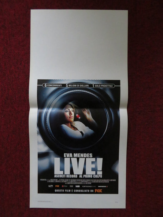 LIVE! ITALIAN LOCANDINA POSTER EVA MENDES DAVID KRUMHOLTZ 2007 Rendezvous Cinema Movie posters