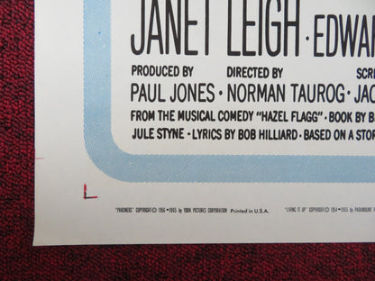 LIVING IT UP PARDNERS COMBO FOLDED US ONE SHEET POSTER DEAN MARTIN J. LEWIS 1965 Rendezvous Cinema Movie posters