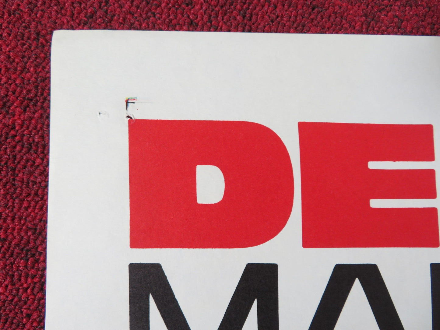 LIVING IT UP PARDNERS COMBO FOLDED US ONE SHEET POSTER DEAN MARTIN J. LEWIS 1965 Rendezvous Cinema Movie posters