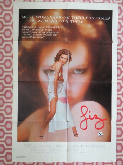 LIZ / PRIVATE PLEASURES US ONE SHEET POSTER PAUL GERBER ELENA GLEEN Movie posters