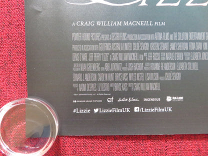 LIZZIE UK QUAD (30"x 40") ROLLED POSTER CHLOE SEVIGNY KRISTEN STEWART 2018 Rendezvous Cinema Movie posters