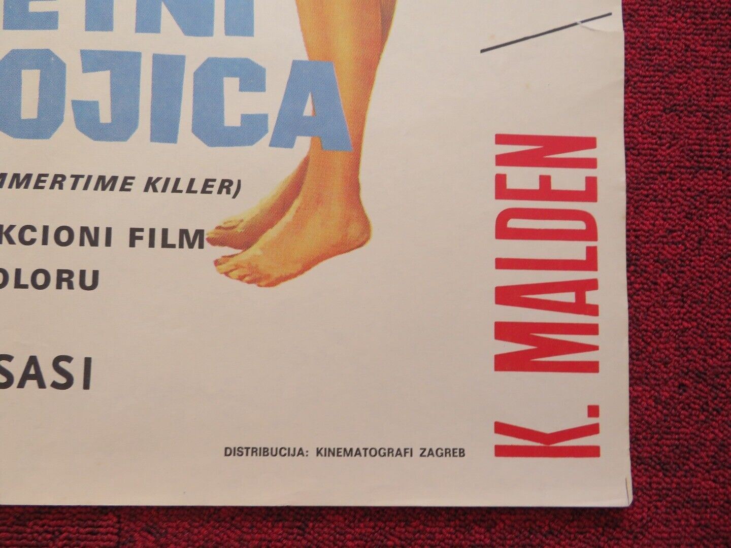 LJETNI UBOJICA / Summertime Killer YUGOSLAVIAN (19.5"x 27") POSTER 1972 - Rendezvous Cinema