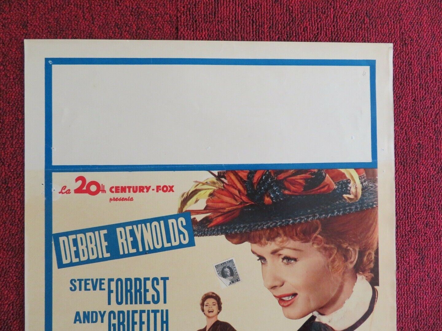 LO SCERIFFO... IN GONNELLA ITALIAN LOCANDINA (27.5"x13") POSTER D REYNOLDS 1961 Movie posters