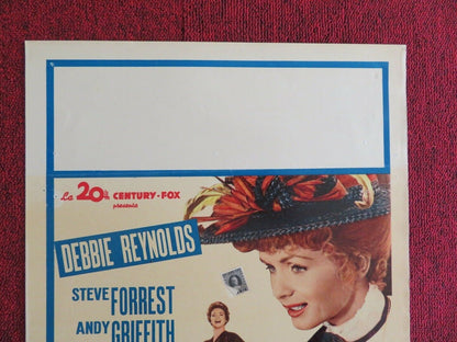 LO SCERIFFO... IN GONNELLA ITALIAN LOCANDINA (27.5"x13") POSTER D REYNOLDS 1961 Movie posters