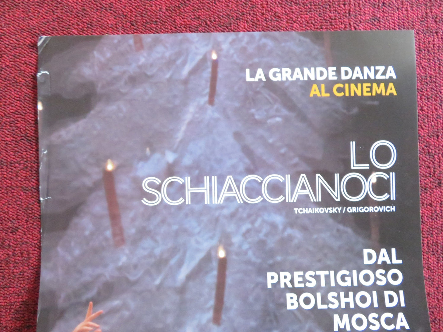 LO SCHIACCIANOCI ITALIAN LOCANDINA POSTER TCHAIKOVSKY BALLET NUTCRACKER Rendezvous Cinema Movie posters