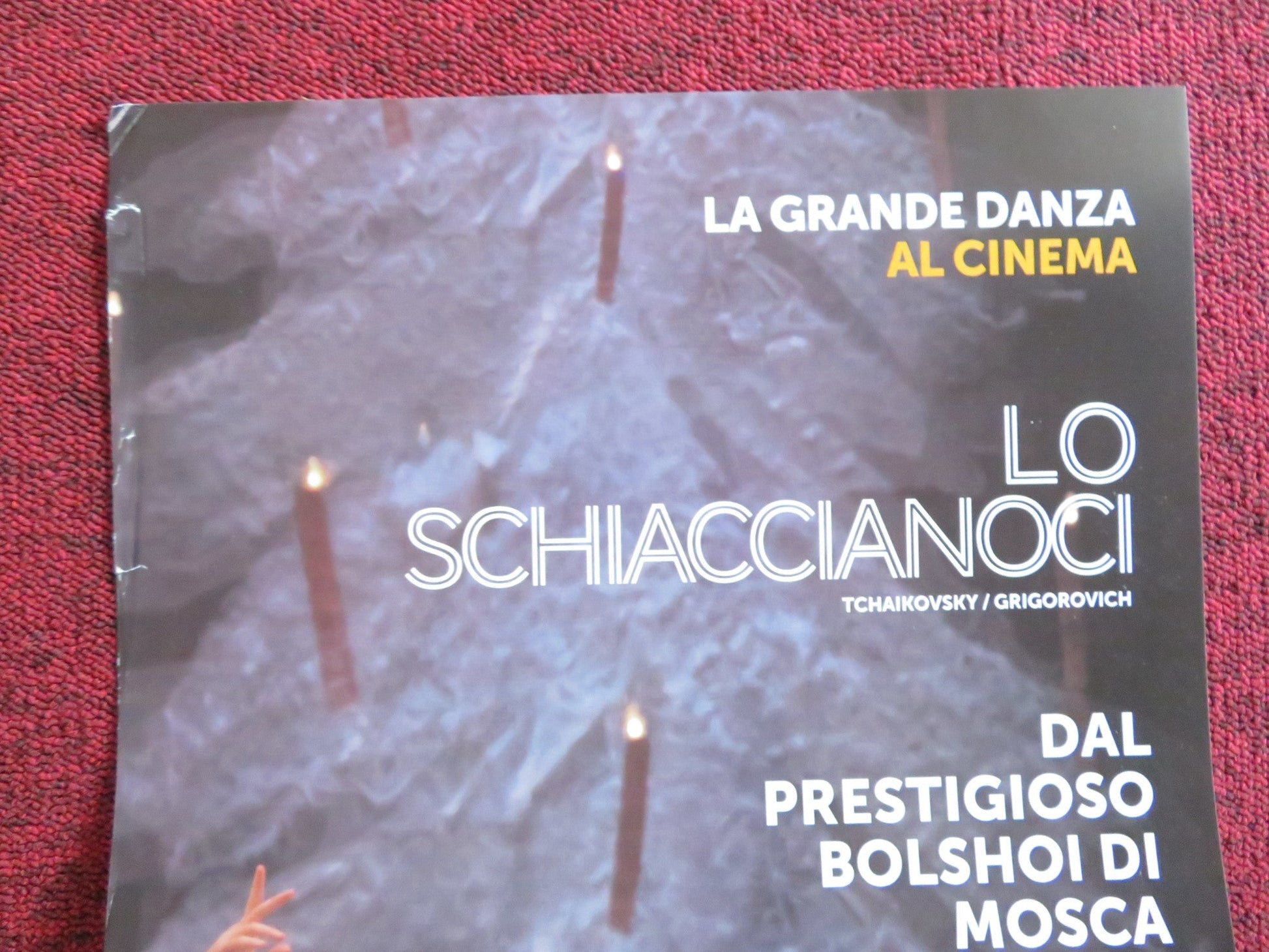 LO SCHIACCIANOCI ITALIAN LOCANDINA POSTER TCHAIKOVSKY BALLET NUTCRACKER Rendezvous Cinema Movie posters