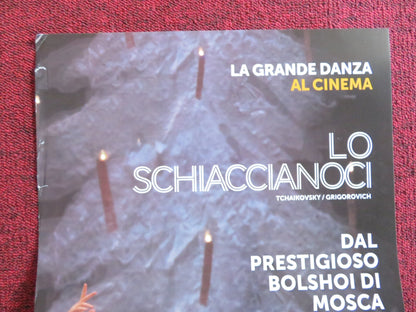 LO SCHIACCIANOCI ITALIAN LOCANDINA POSTER TCHAIKOVSKY BALLET NUTCRACKER Rendezvous Cinema Movie posters