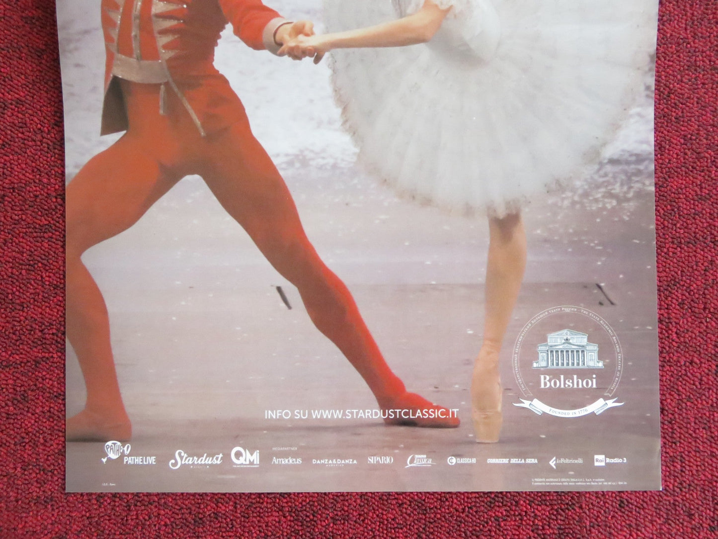 LO SCHIACCIANOCI ITALIAN LOCANDINA POSTER TCHAIKOVSKY BALLET NUTCRACKER Rendezvous Cinema Movie posters