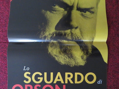 LO SGUARDO DI ORSON WELLES ITALIAN LOCANDINA (26.5"x12.5") POSTER M COUSINS '18 - Rendezvous Cinema