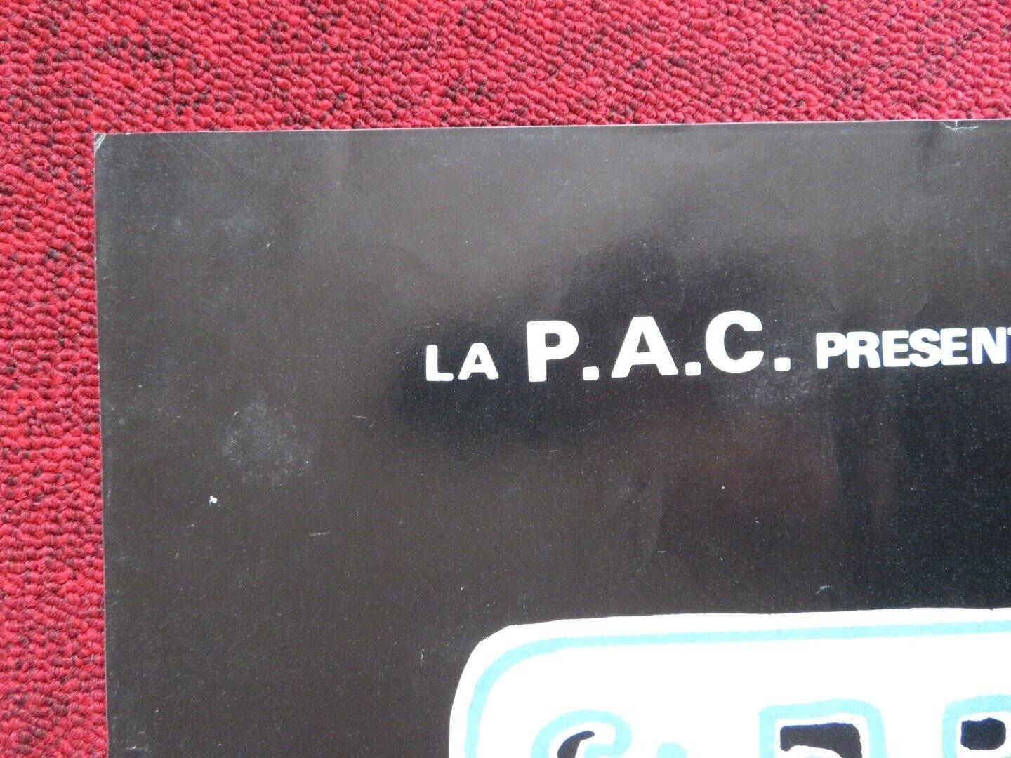 LO SPACCATUTTO ITALIAN FOGLIO ROLLED POSTER BRUCE LI PAUL SMITH 1977 Movie posters