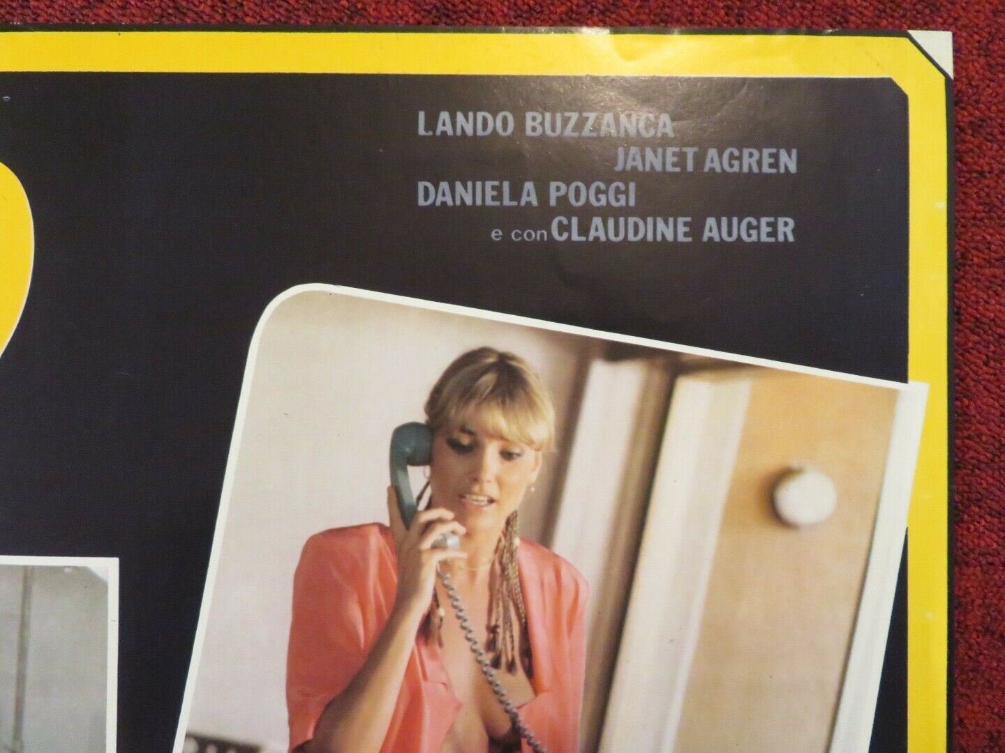 LO STRAFICO/ Prestami tua moglie ITALIAN FOTOBUSTA POSTER LANDO BUZZANCA 1980 - Rendezvous Cinema