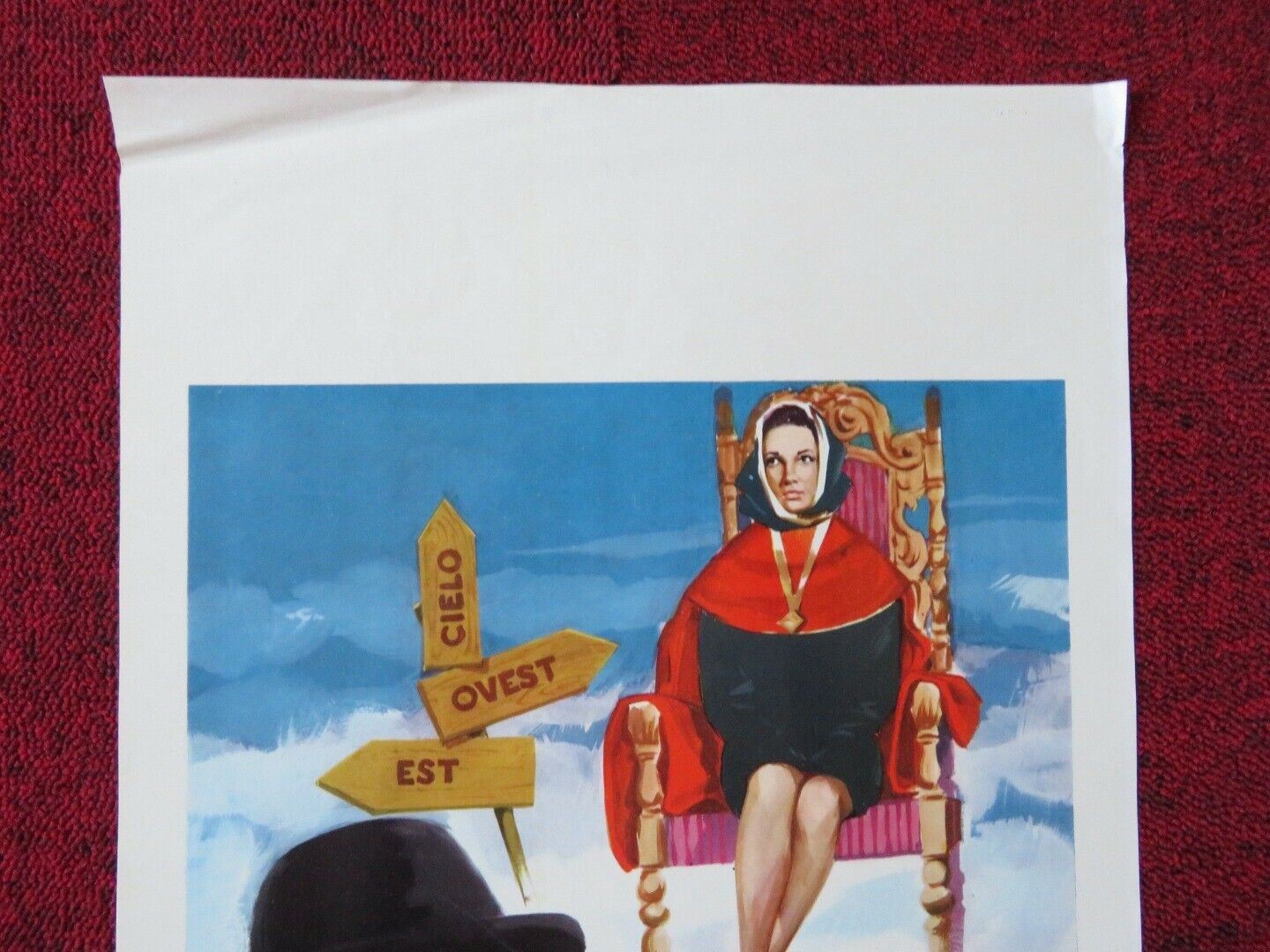 LO STRANO MONDO DEL SIGNOR MISSISSIPI ITALIAN LOCANDINA (27.5"x12") POSTER 1962 Movie posters