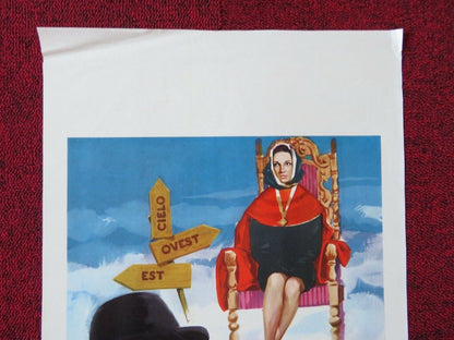 LO STRANO MONDO DEL SIGNOR MISSISSIPI ITALIAN LOCANDINA (27.5"x12") POSTER 1962 Movie posters