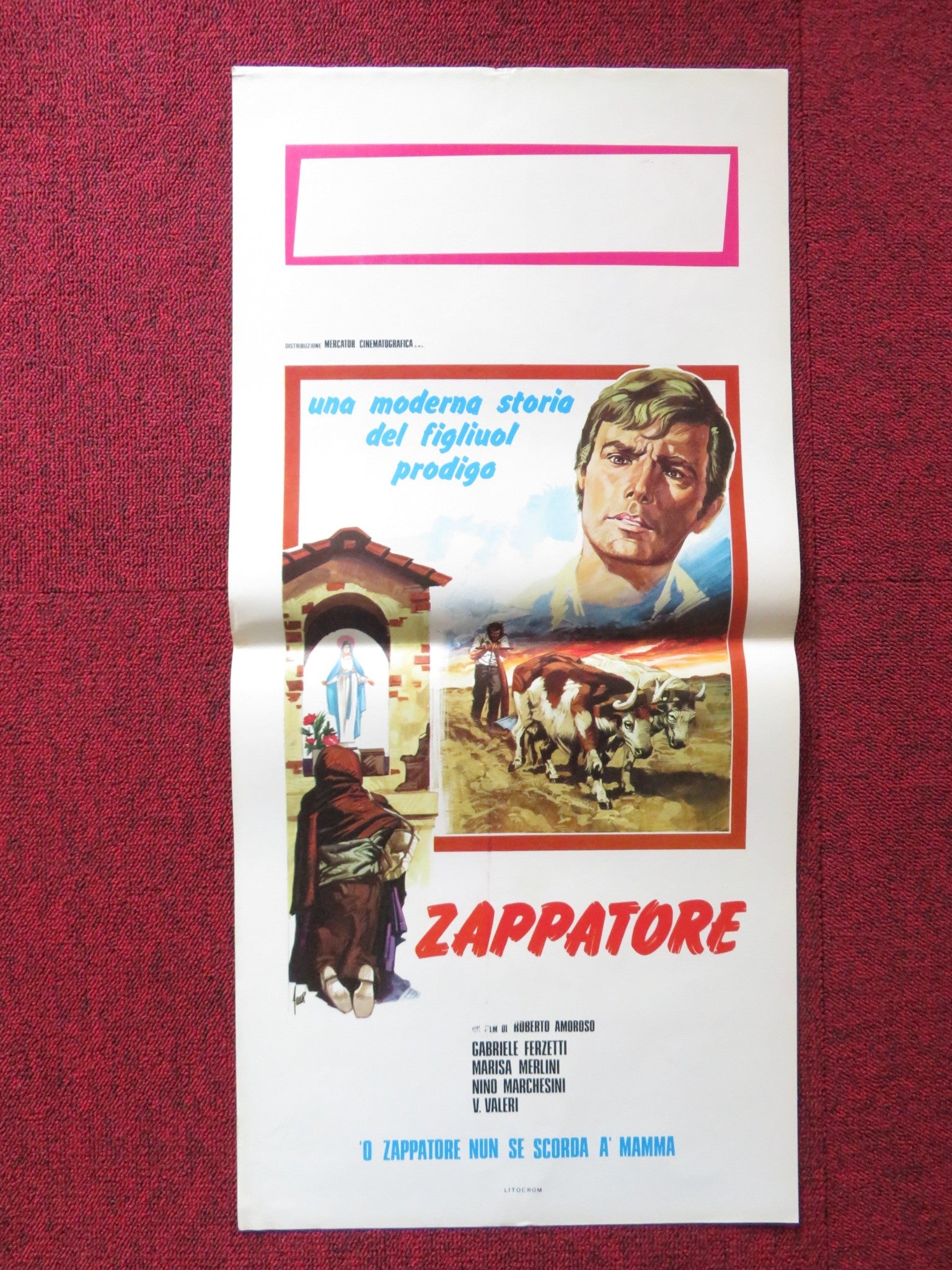 LO ZAPPATORE - B ITALIAN LOCANDINA POSTER GABRIELLE FERZETTI M. MERLINI R1950 Rendezvous Cinema Movie posters