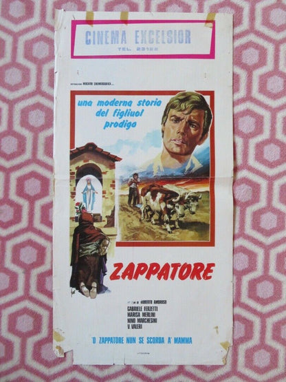 LO ZAPPATORE ITALIAN LOCANDINA (26.5"x13.5") POSTER GABRIELLE FERZETTI R1950 Movie posters