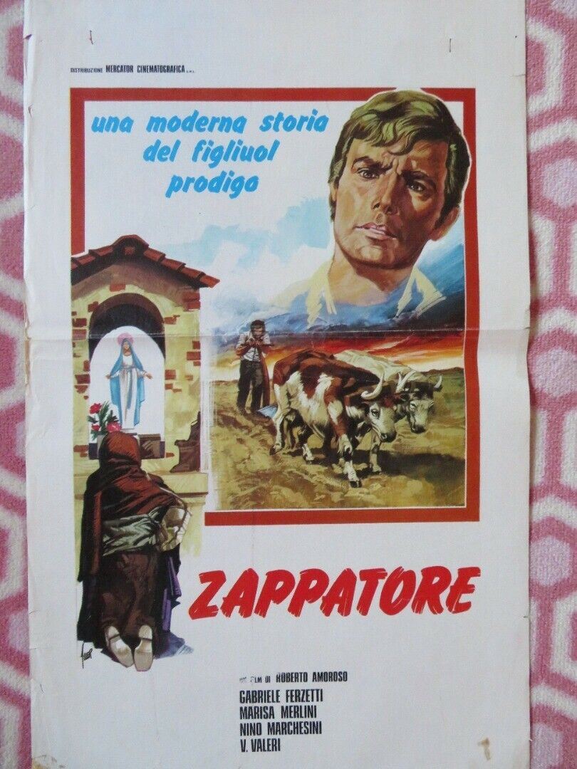 LO ZAPPATORE ITALIAN LOCANDINA (26.5"x13.5") POSTER GABRIELLE FERZETTI R1950 Movie posters