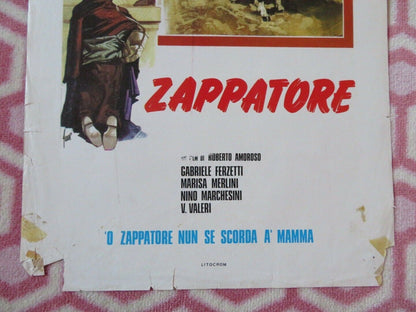 LO ZAPPATORE ITALIAN LOCANDINA (26.5"x13.5") POSTER GABRIELLE FERZETTI R1950 Movie posters