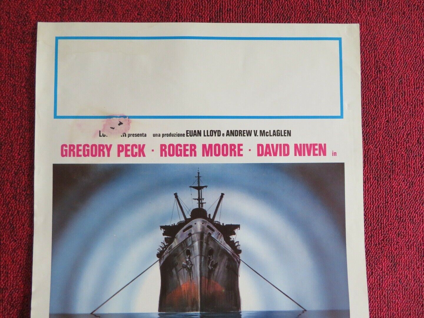 L'OCA SELVAGGIA COLPISCE ANCORA ITALIAN LOCANDINA (27.5"x13") POSTER 1980 Movie posters