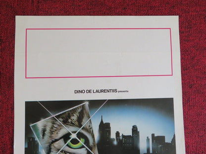 L'OCCHIO DEL CATTO / CAT'S EYE ITALIAN LOCANDINA (27.5"x13") POSTER 1985 - Rendezvous Cinema
