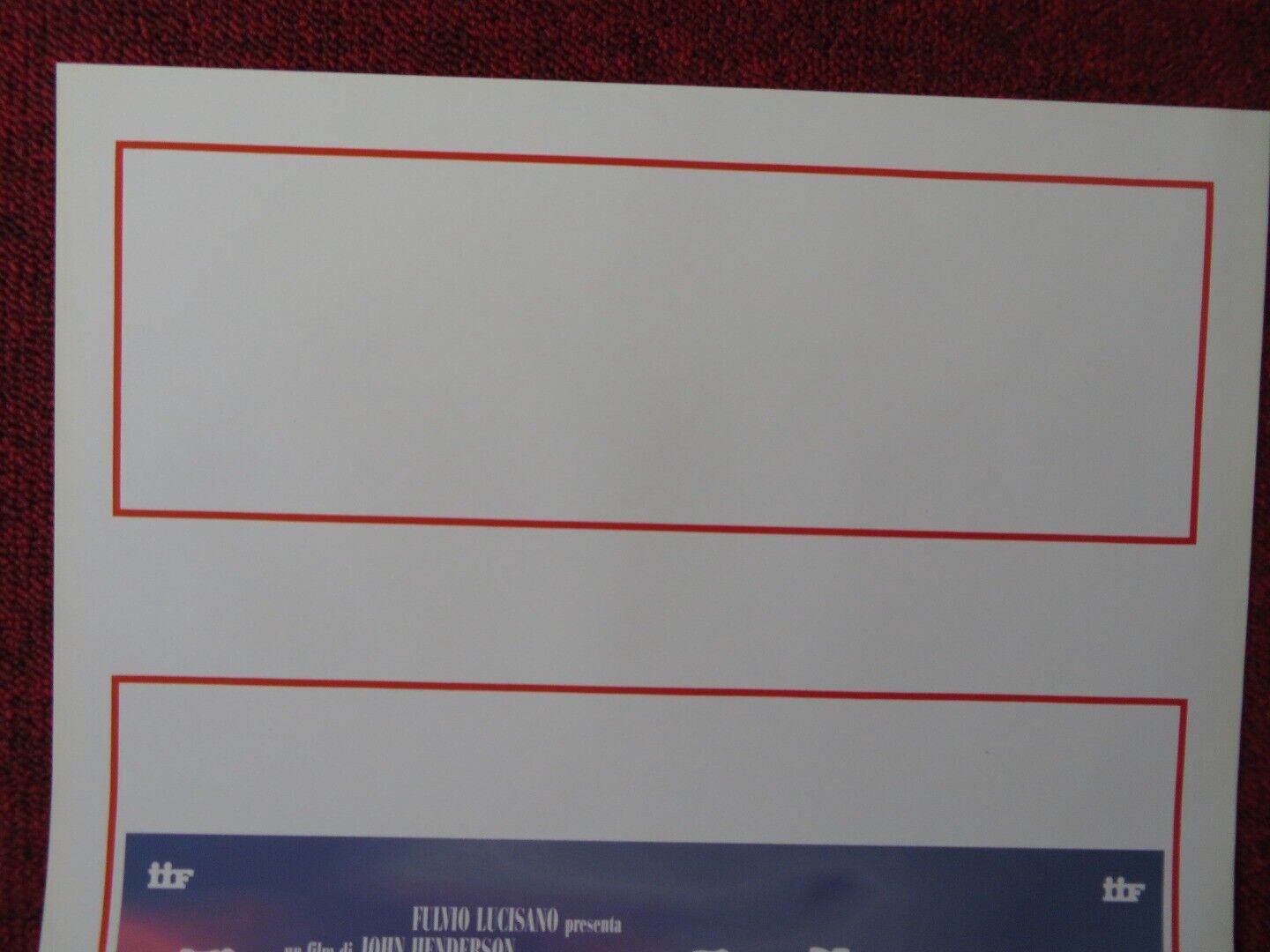 LOCHNESS ITALIAN LOCANDINA (27.5"x13") POSTER TED DANSON JOELY RICHARDSON 1996 Movie posters