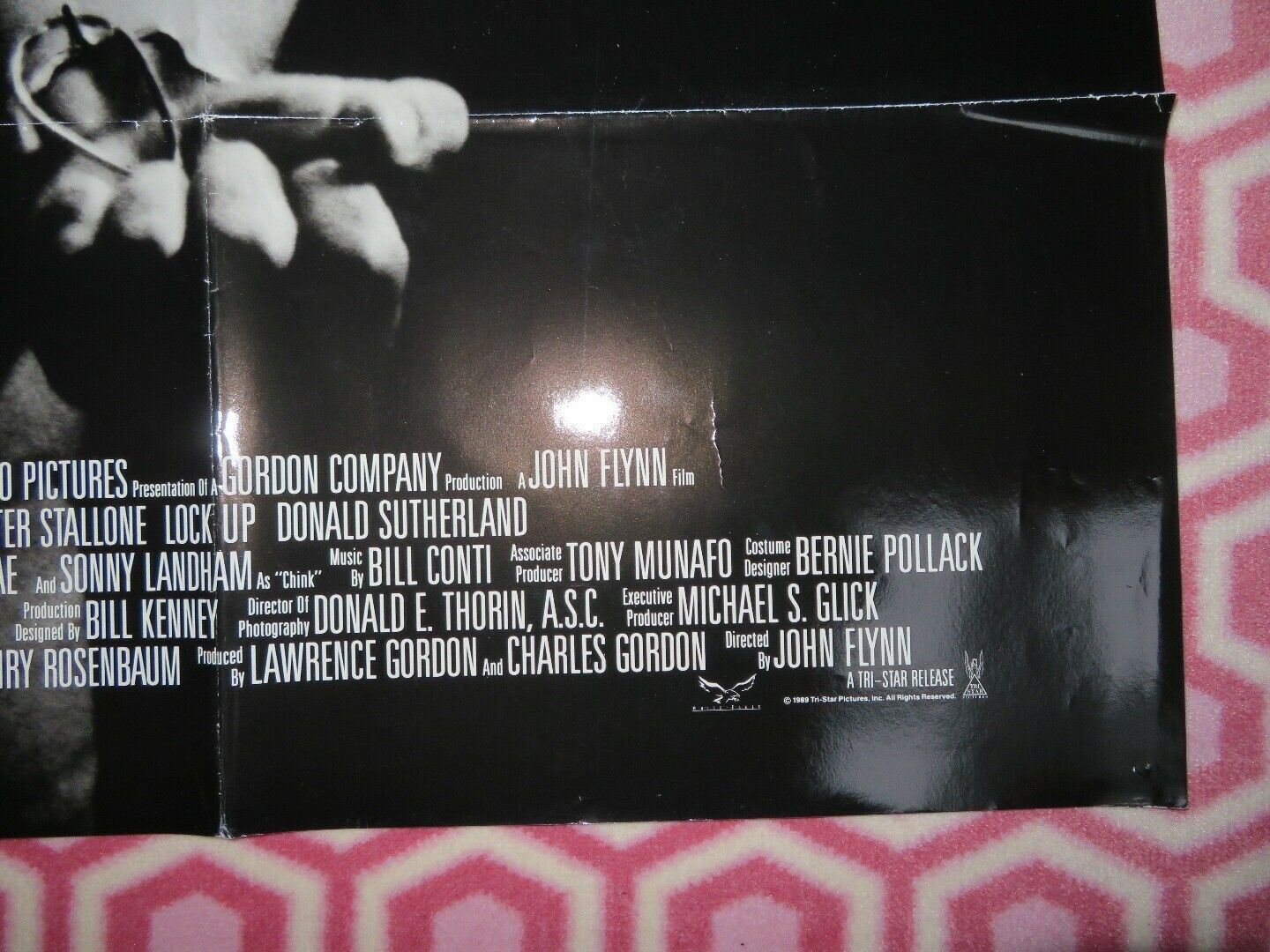 LOCK UP US ONE SHEET POSTER STALLONE DONALD SUTHERLAND 1989 - Rendezvous Cinema