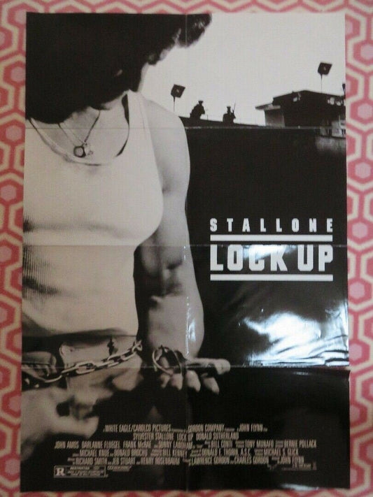 LOCK UP US ONE SHEET POSTER STALLONE DONALD SUTHERLAND 1989 - Rendezvous Cinema