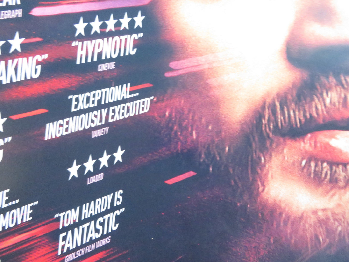 LOCKE US ONE SHEET ROLLED POSTER TOM HARDY OLIVIA COLMAN 2013 Rendezvous Cinema Movie posters