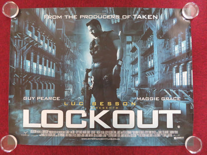 LOCKOUT UK QUAD ROLLED POSTER GUY PEARCE MAGGIR GRACE 2012 Rendezvous Cinema Movie posters