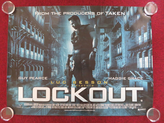 LOCKOUT UK QUAD ROLLED POSTER GUY PEARCE MAGGIR GRACE 2012 Rendezvous Cinema Movie posters