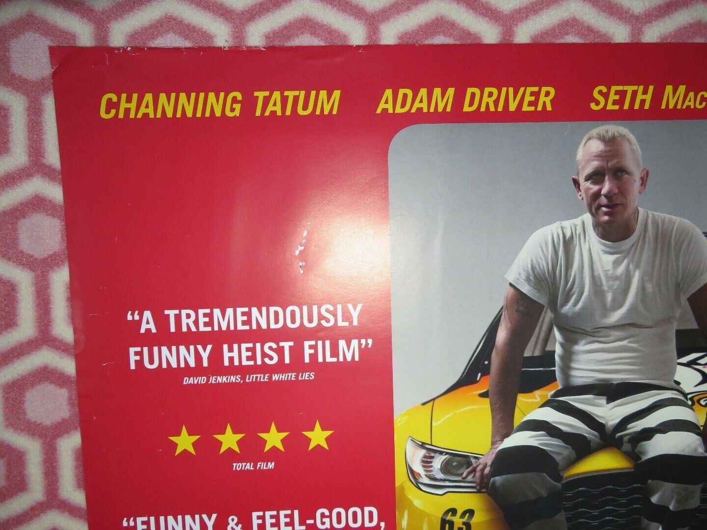 LOGAN LUCKY BRITISH QUAD (30"x 40") ROLLED POSTER CHANNING TATUM DANIEL CRAIG - Rendezvous Cinema