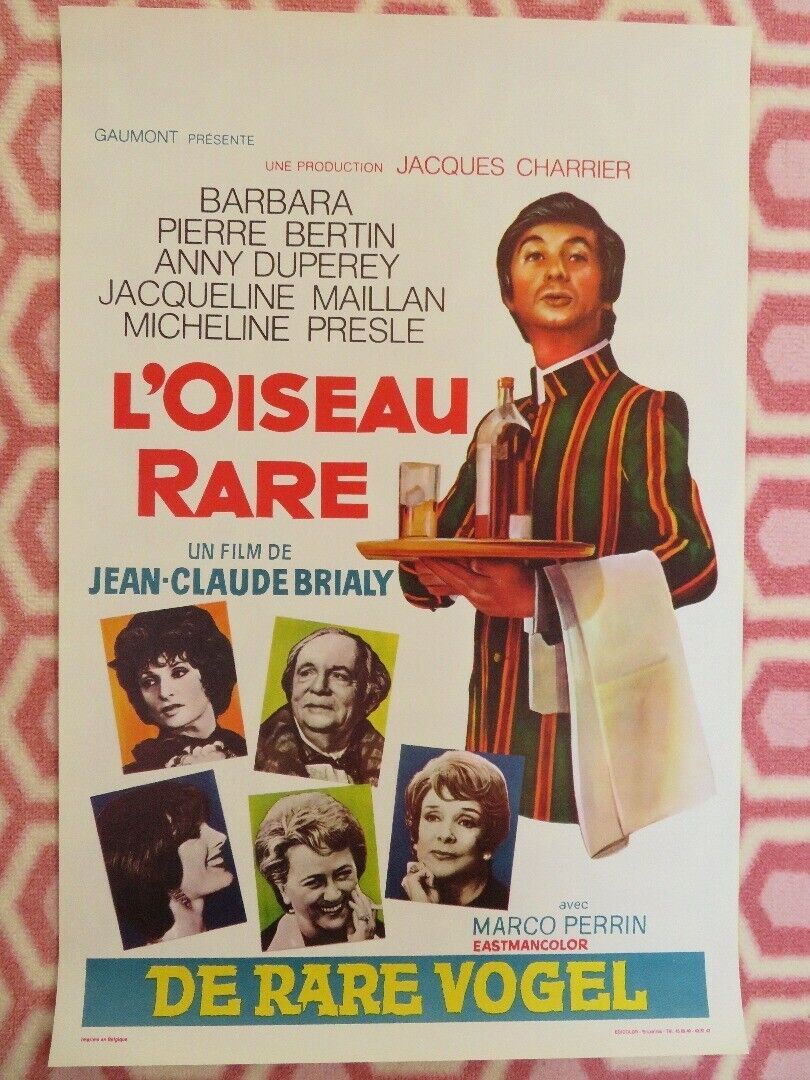 L'OISEAU RARE / A Rare Bird BELGIUM (21.5"x 14.5") POSTER BARBARA PIERRE BERTIN Movie posters