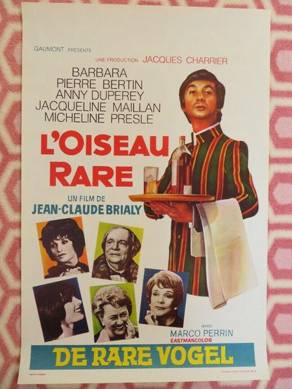 L'OISEAU RARE / A Rare Bird BELGIUM (21.5"x 14.5") POSTER BARBARA PIERRE BERTIN Movie posters
