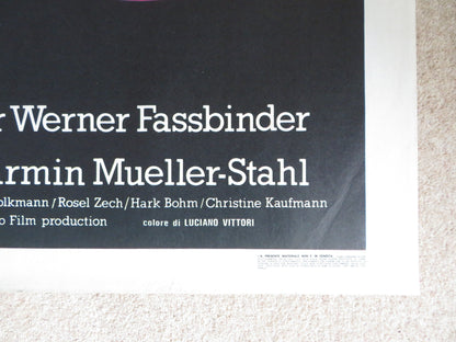 LOLA ITALIAN 2 FOGLIO POSTER BARBARA SUKOWA ARMIN MUELLER - STAHL 1981 Rendezvous Cinema Movie posters