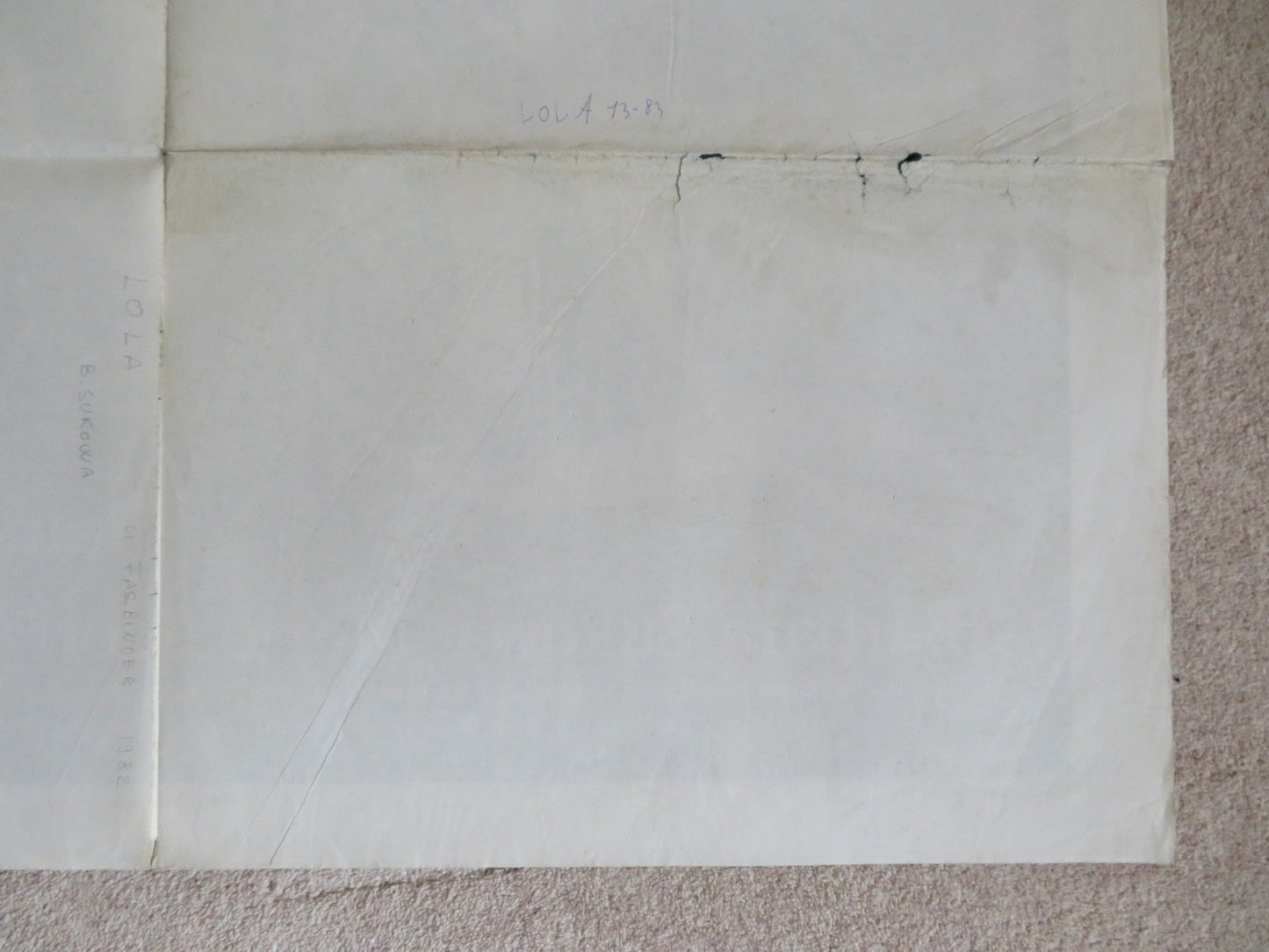 LOLA ITALIAN 2 FOGLIO POSTER BARBARA SUKOWA ARMIN MUELLER - STAHL 1981 Rendezvous Cinema Movie posters