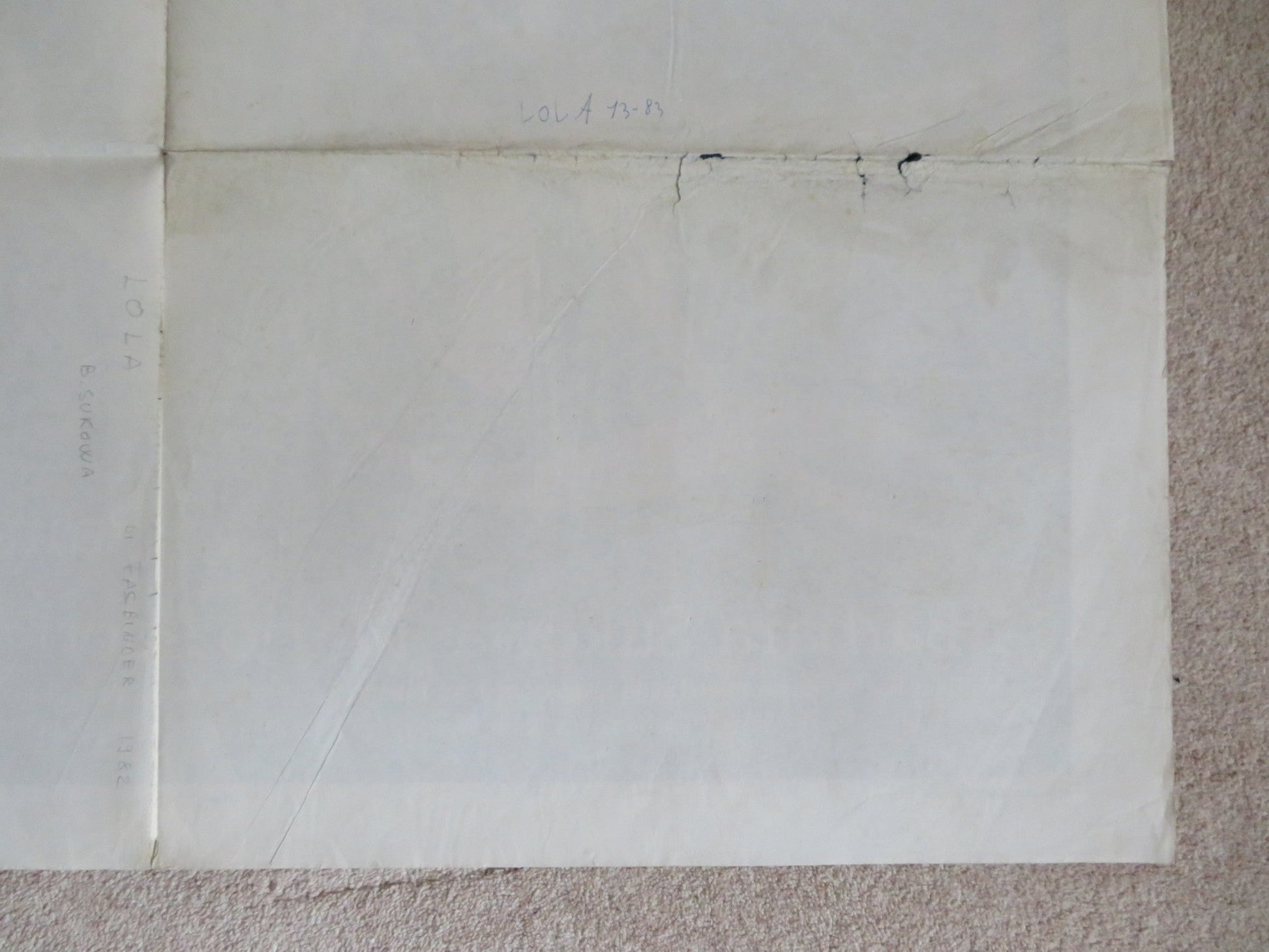 LOLA ITALIAN 2 FOGLIO POSTER BARBARA SUKOWA ARMIN MUELLER - STAHL 1981 Rendezvous Cinema Movie posters