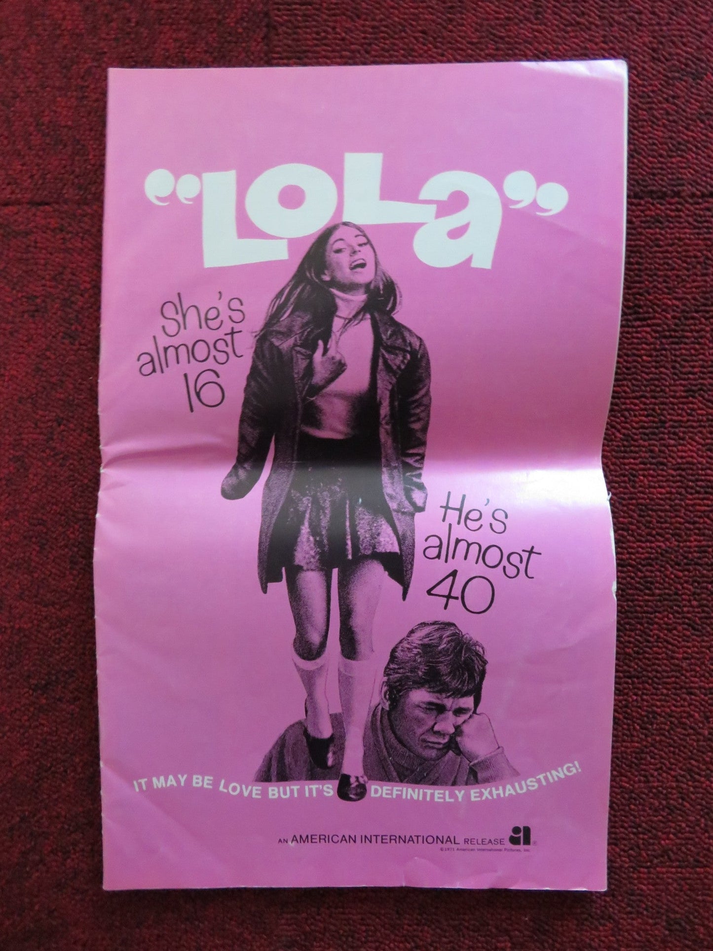 LOLA / LONDON AFFAIR - PRESSBOOK UNCUT AMERICAN INT. CHARLES BRONSON 1970 Rendezvous Cinema Movie posters