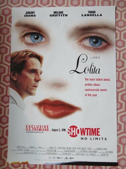 LOLITA US ONE SHEET ROLLED POSTER JEREMY IRONS MELANIE GRIFFITH 1997 - Rendezvous Cinema